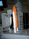 Space shuttle model. * One of the displays was an animated model of the space shuttle that described the liftoff sequences. * 1704 x 2272 * (2.1MB)