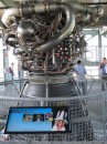 Space shuttle engine * An engine used in the Space Shuttle was on display on the first level of the launch viewing tower. * 1704 x 2272 * (2.15MB)