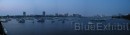 SkylineCharlesRiver1 * Charles river at night. * 5253 x 1454 * (960KB)